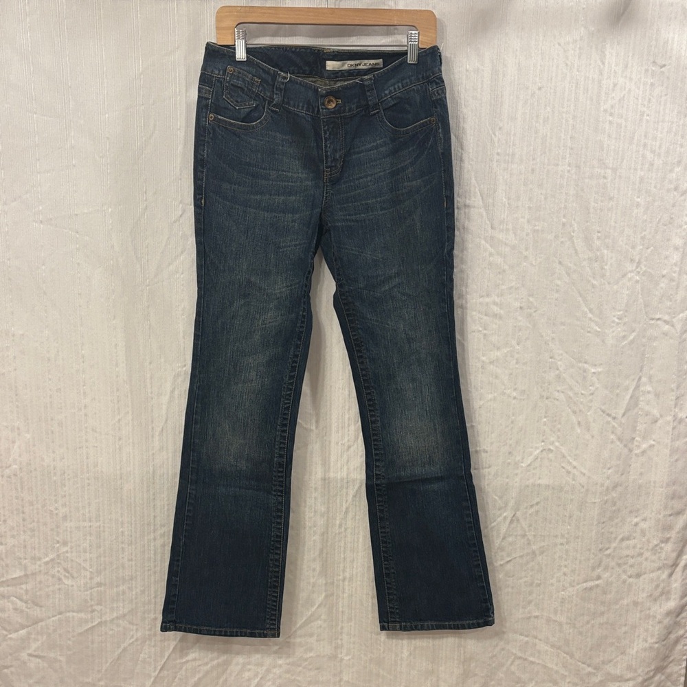 DKNY Low Rise Boot Cut Jeans